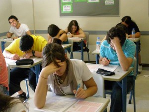 Students at ACT Exam